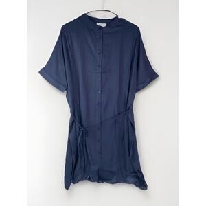 Hayden Los Angeles Shirt Dress Navy Midnight Blue Size Small NWT